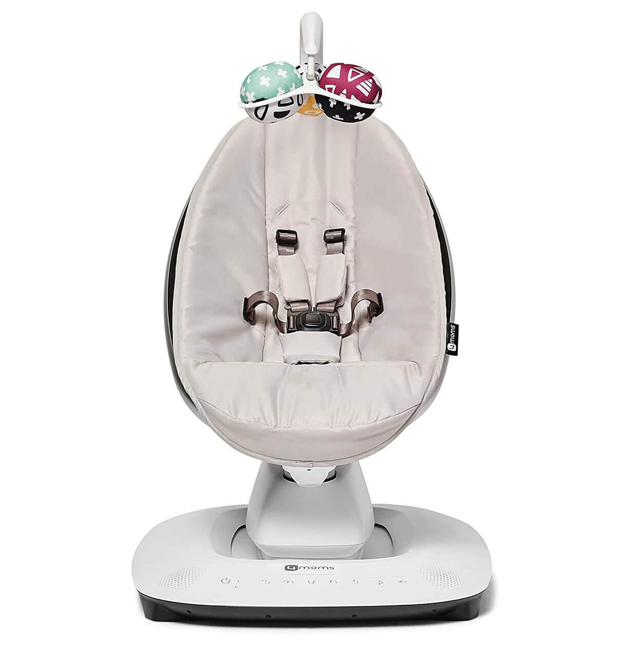 grey egg shaped baby swing