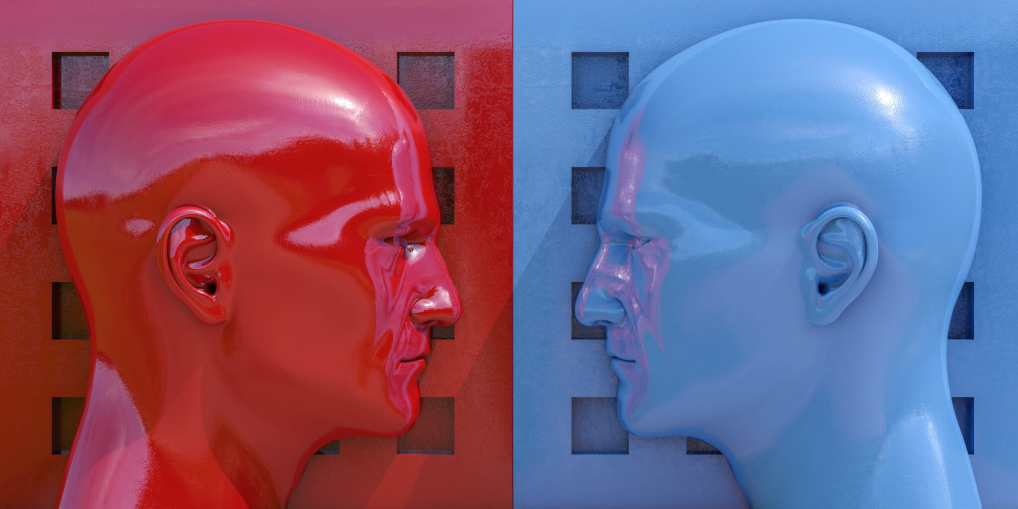 Political minds: Blue vs. Red, Democrat vs. Republican, Liberal vs. Conservative