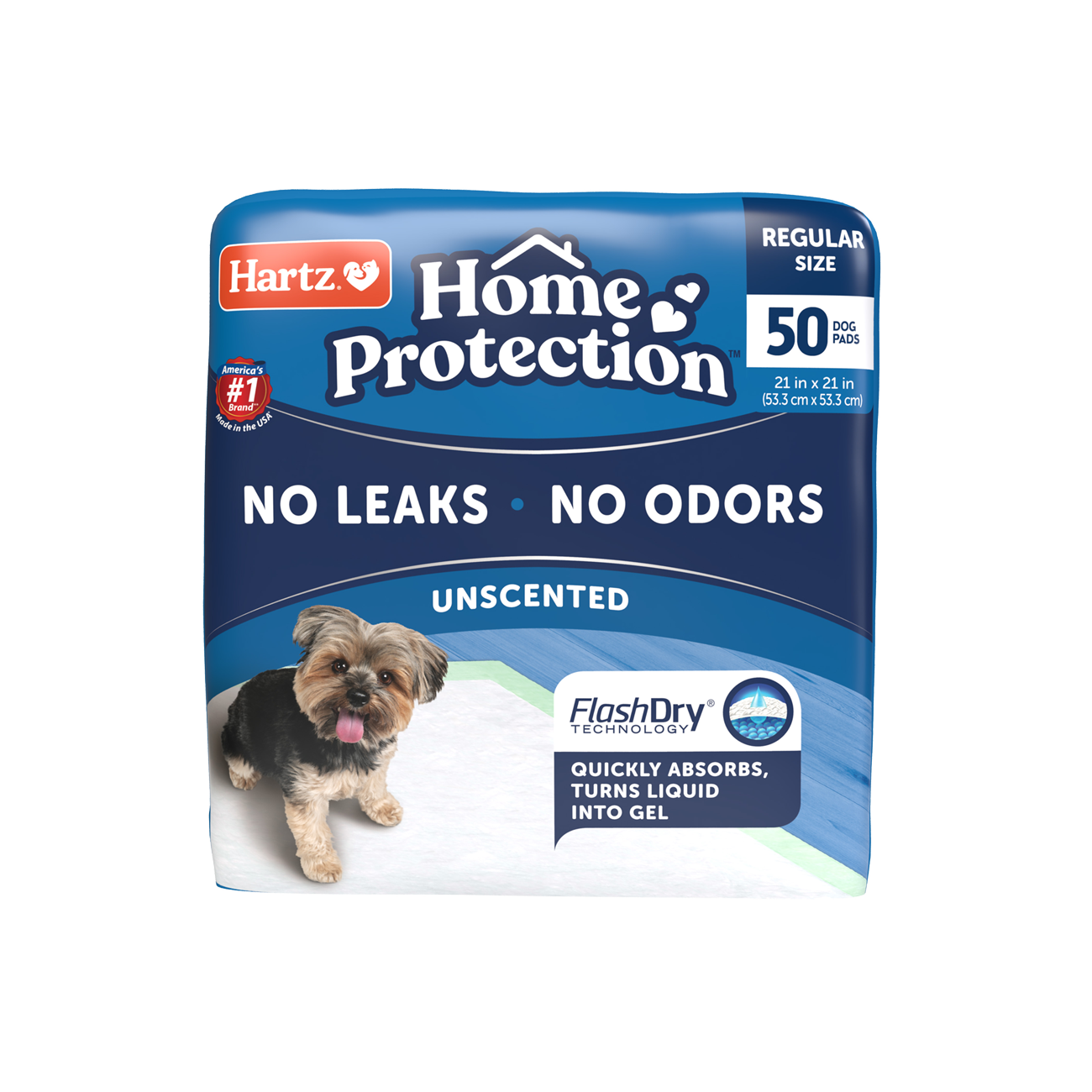 Hartz Home Protection Unscented Odor Eliminating Gel Dog Pads